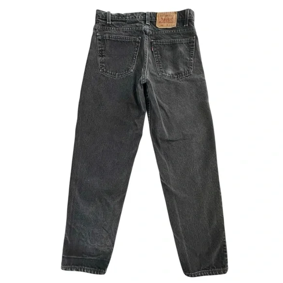 RARE VINTAGE LEVI’S 550’s High Rise Washed Black Denim